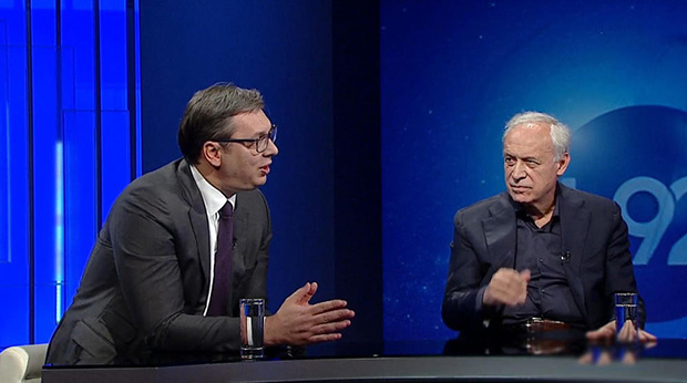 Немојте из београдских кафића да говорите лако ћемо, јер је то увреда за Косово, за историју: Вучић и Милорад Вучелић о питању јужне српске покрајине