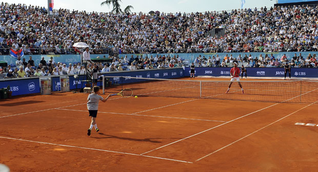 Дечак који је узео поен Ђоковићу пред пуним трибинама (ФОТО/ВИДЕО)