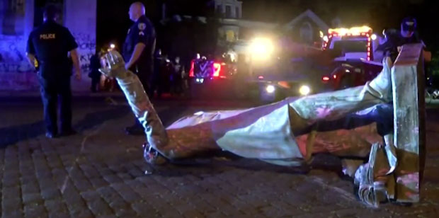 Уклоњен кип Кристофера Колумба у Сан Франциску