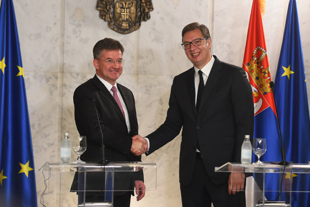 Лајчак и Вучић после састанка се обраћају јавности: Наставак дијалога између Београда и Приштине могућ већ у јулу, на Лајчаку је да одлучи