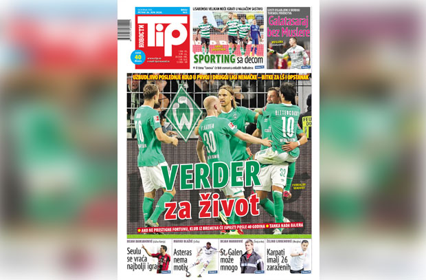 Вердеру уз победу треба и туђи кикс, Бајер се нада Лиги шампиона