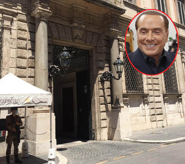 Силвио Берлускони сели се из палате Грациоли у Риму