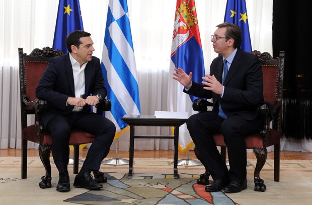 ВУЧИЋ СЕ САСТАО СА ЦИПРАСОМ: Атина нам је пријатељ и савезник; Грчки премијер: Приштина долива уље на ватру