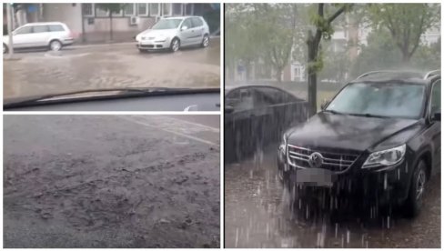 СТРАДАЛА ЖЕНА У СОМБОРУ: Јако невреме праћено градом и обилном кишом захватило Србију (ФОТО/ВИДЕО)